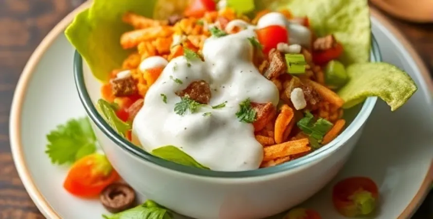 Salade de tacos maison
