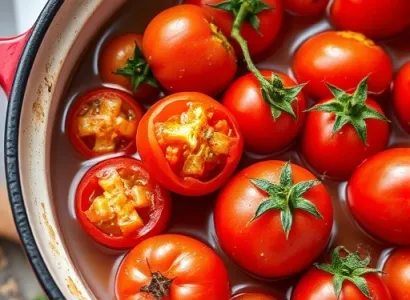 Tomates écorées