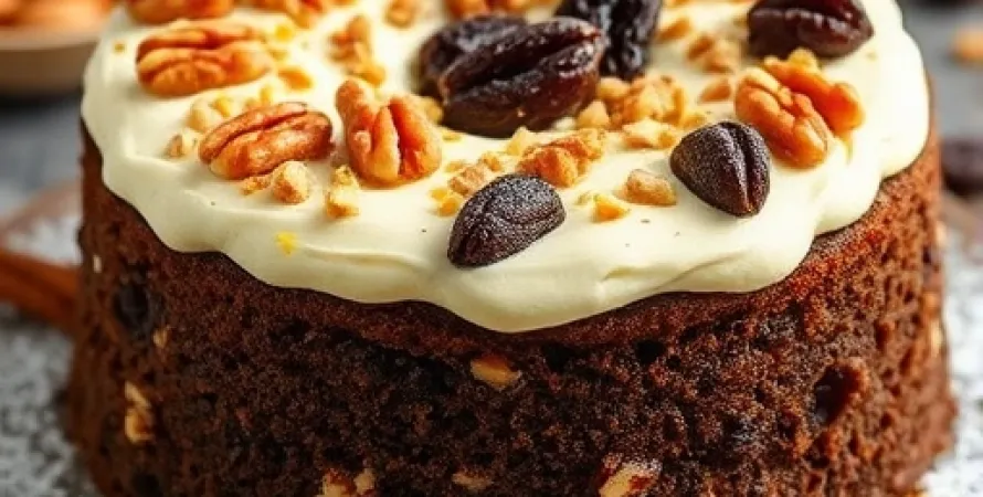 Gâteau aux noix et chocolat