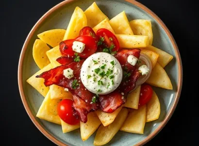 Pâtes au bacon et tomates