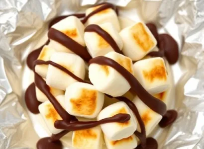 Banane au Chocolat et Marshmallows
