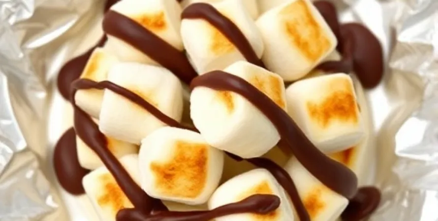Banane au Chocolat et Marshmallows