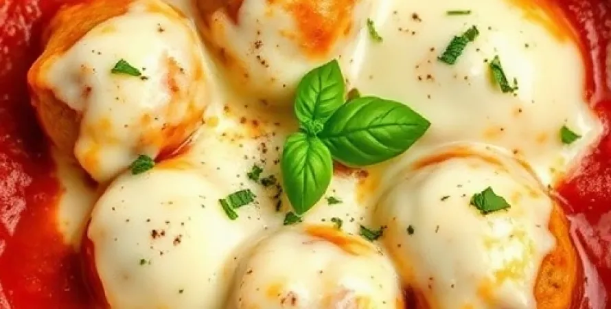 Casserole de Meatballs Italien