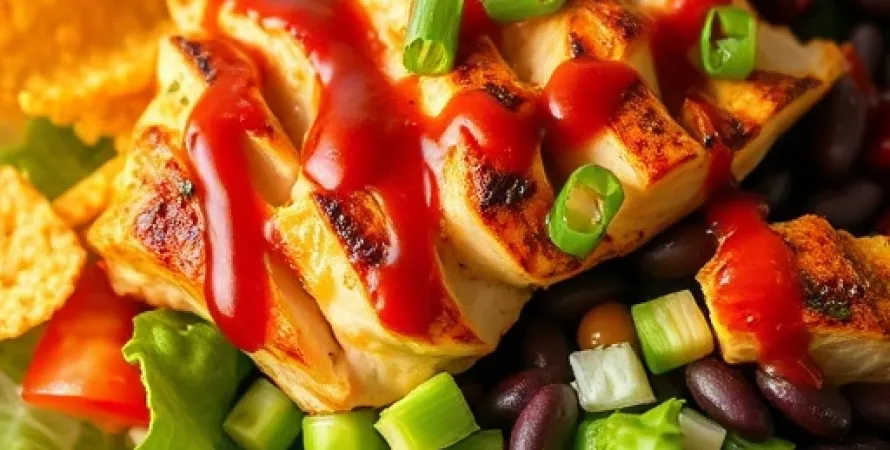 Salade de Poulet au BBQ Sud-Ouest