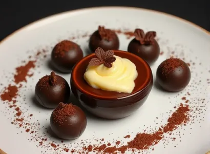 Truffes au cacao et au cognac