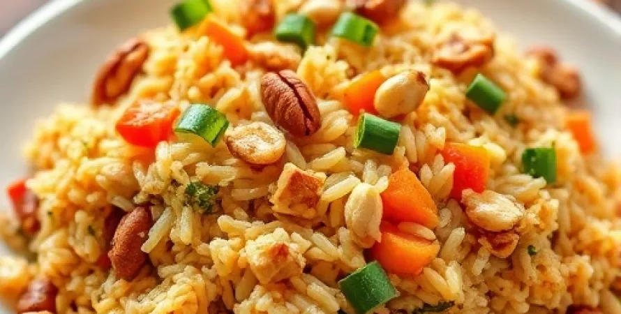 Casserole de riz aux légumes