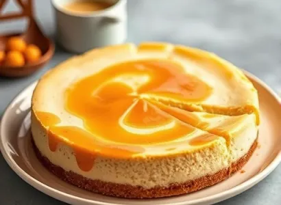 Cheesecake au butterscotch