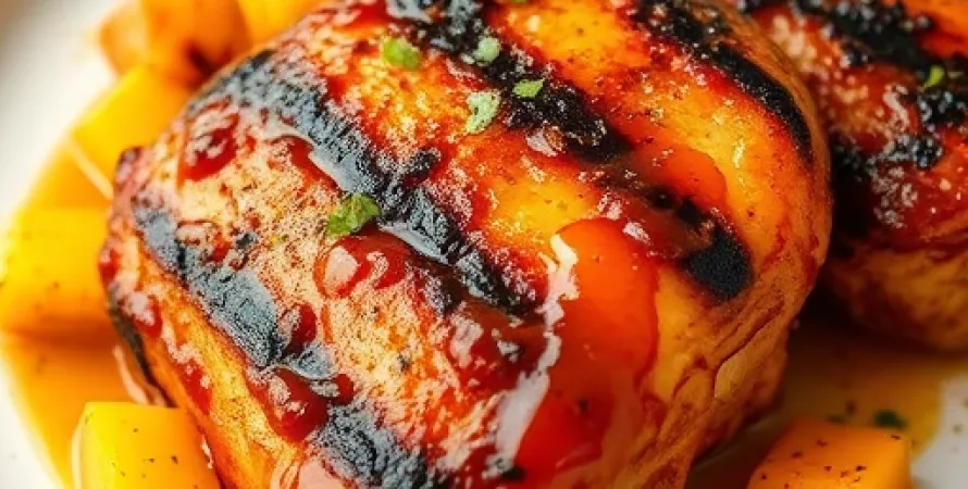 Poulet au mangue