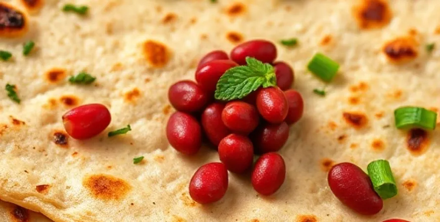Paranthas de haricots rouges