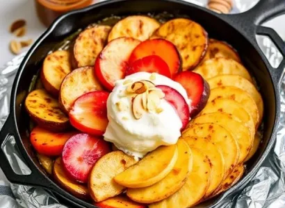 Capirotada fruitière au gril
