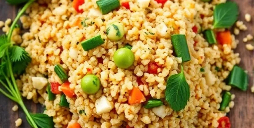 Salade de quinoa à l'orange
