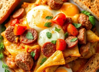 Casserole italien au petit déjeuner