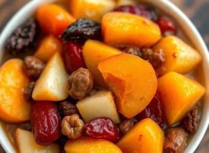 Compote de fruits secs et frais