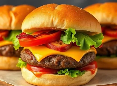 Burgers au boeuf