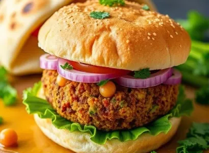 Burger de falafel