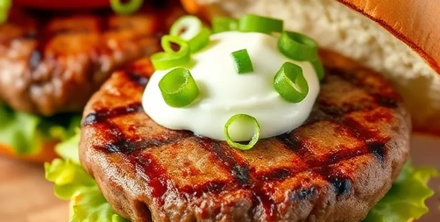 Burgers à la crème fraîche