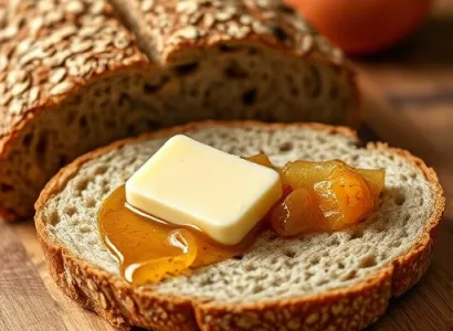 Pain épais à l'avoine et au blé complet
