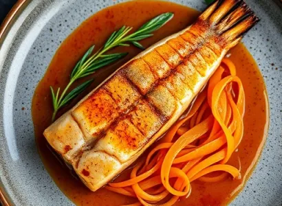 Saumon au mangue et épices