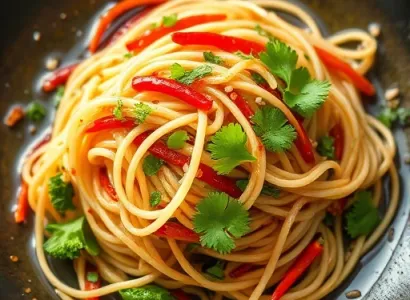 Pad Thaï léger et piquant