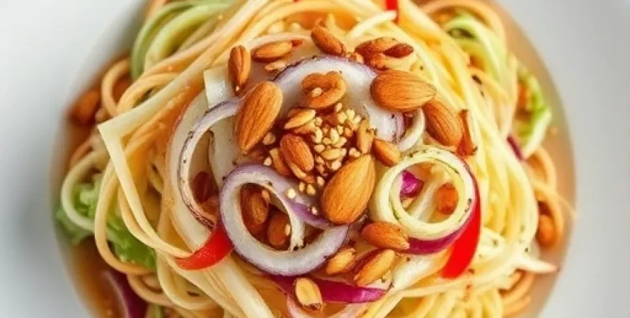 Salade de chou et sésame