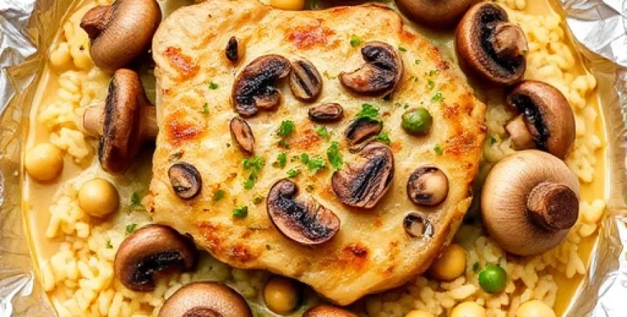 Casserole de porc aux champignons