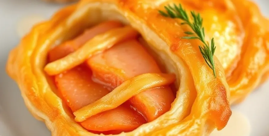 Strudels de saumon canadien
