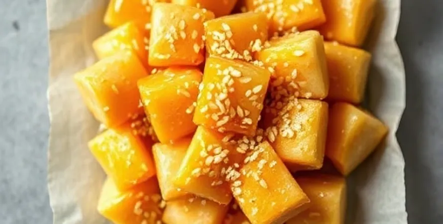 Snacks au miel et sesame