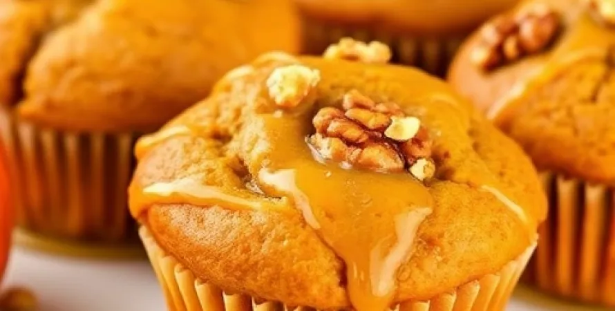 Muffins au potiron et sirop d'érable