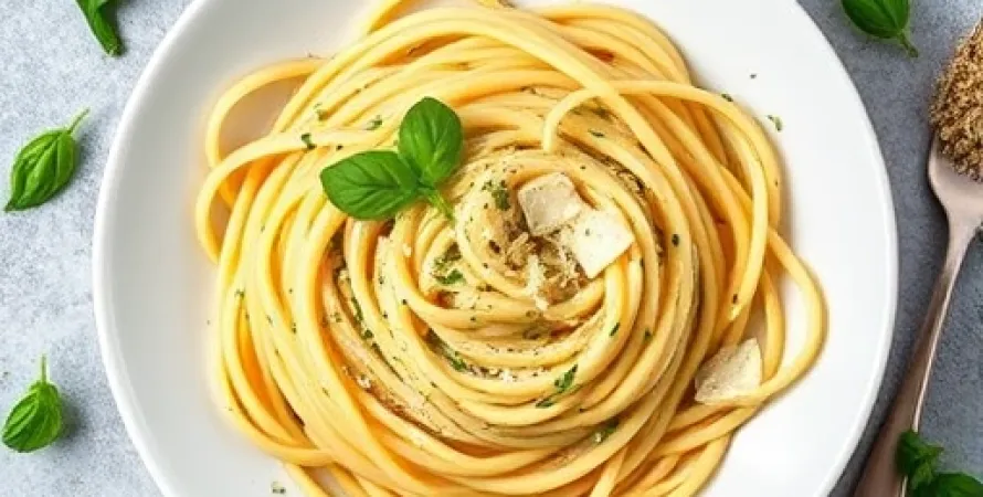 Fettuccini à la crème de courgette