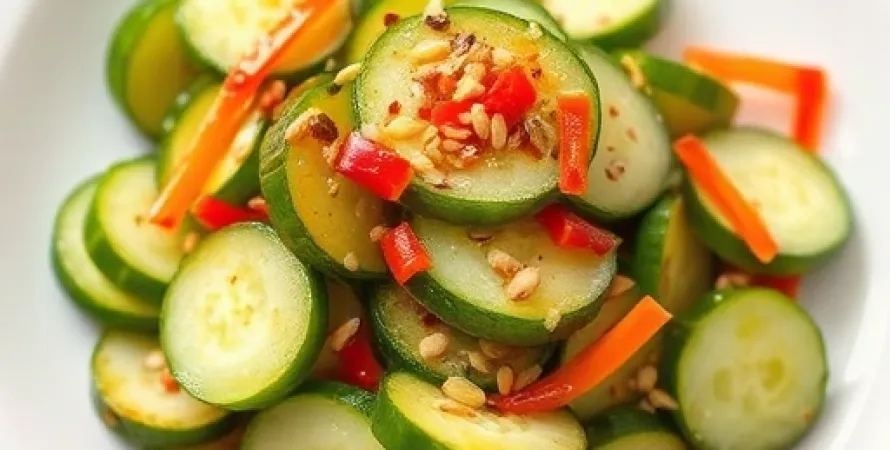 Salade de concombre asiatique