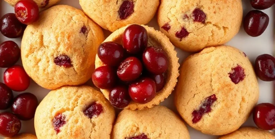 Biscuits aux cranberries secs