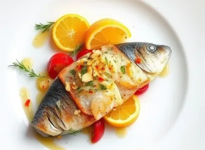 Poisson aux légumes