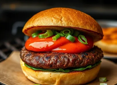 Burger à la Louisiane