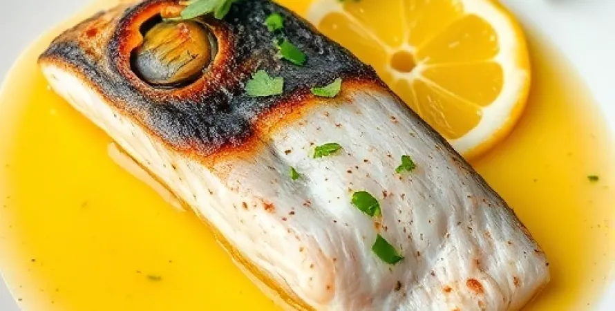 Poisson au jus d'ananas citron