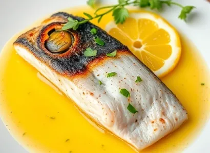 Poisson au jus d'ananas citron