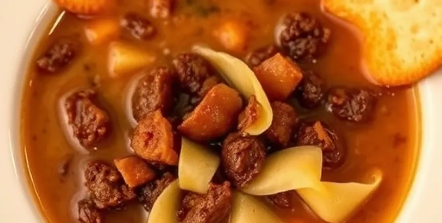 Soupe d'Oignon Caramelisée au Gruyère