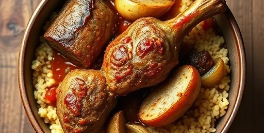 Cassoulet d'agneau aux épices