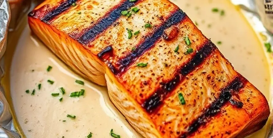 Saumon à la ciboulette