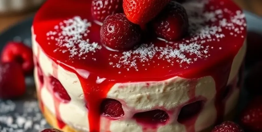 Gâteau aux cerises et ladyfingers
