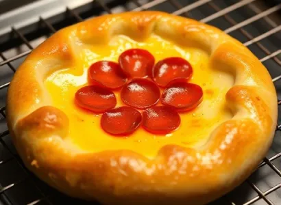 Pain au fromage et au pepperoni