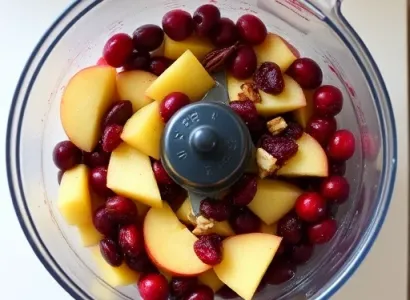 Relish aux cranberries et pommes