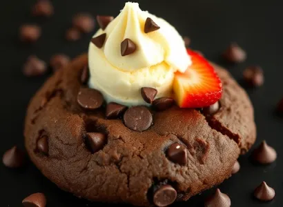 Biscuit au Chocolat sans Oeuf