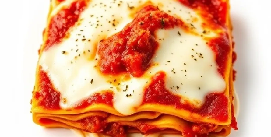 Lasagnes aux sauces blanches et rouges