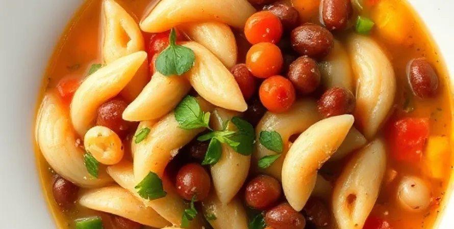 Soupe de Pasta et Haricots