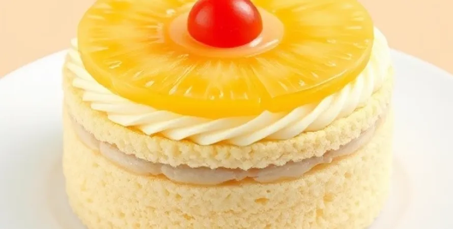 Gâteau à l'ananas crémeux