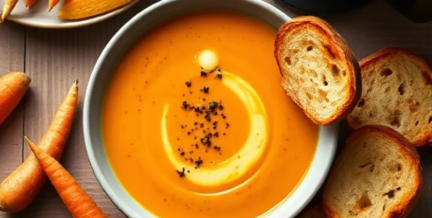 Potage de carottes et de panais