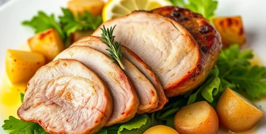 Gigot d'Agneau au Thym et Citron