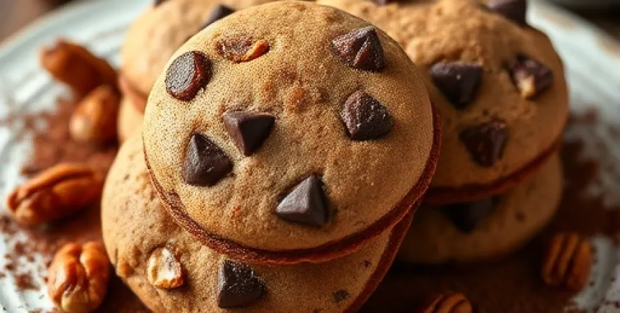 Biscuits au chocolat et aux noix de pécan
