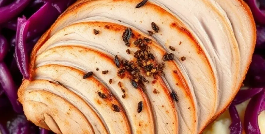 Porc épaule au chou rouge