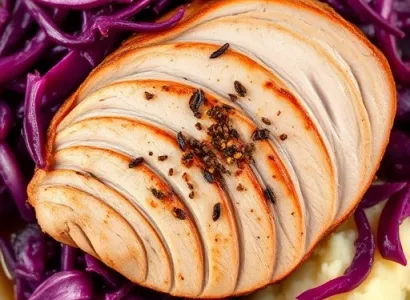 Porc épaule au chou rouge